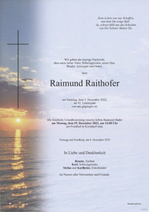 Portrait von Raimund Raithofer