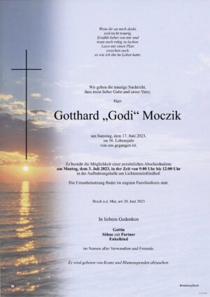 Portrait von Gotthard „Godi“ Moczik